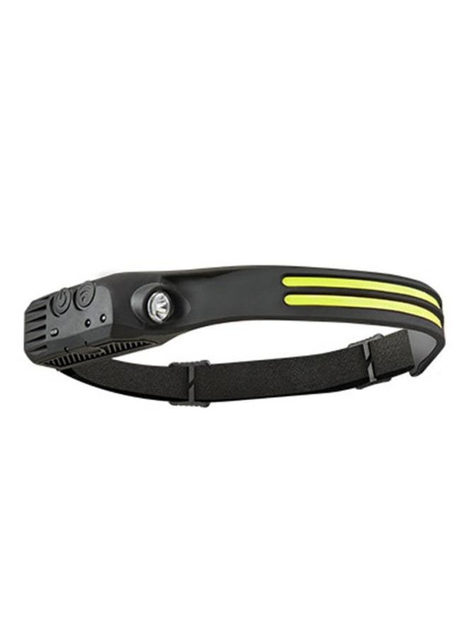 Generic Wave Induction COB Headlights Outdoor Cycling Lights USB Charging Night Running Lights LED Bright Headlights-Color:cob Wave Induction Headlamp 600 MA  - Image 5