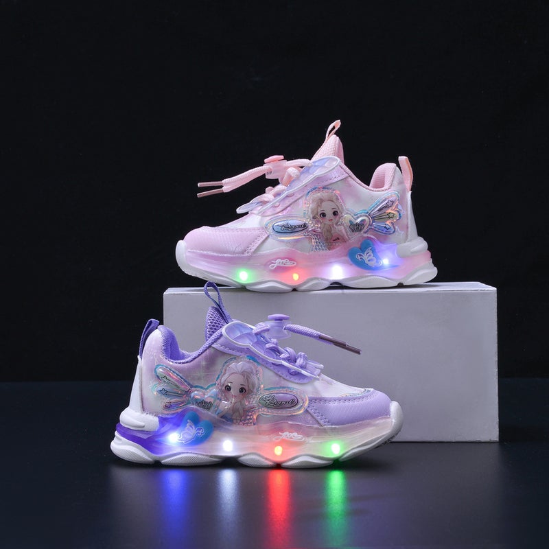 Mesh Sneakers Lightweight Flexible Sole Walking Shoes For Kids Indoor And Outdoor Activities - Image 3