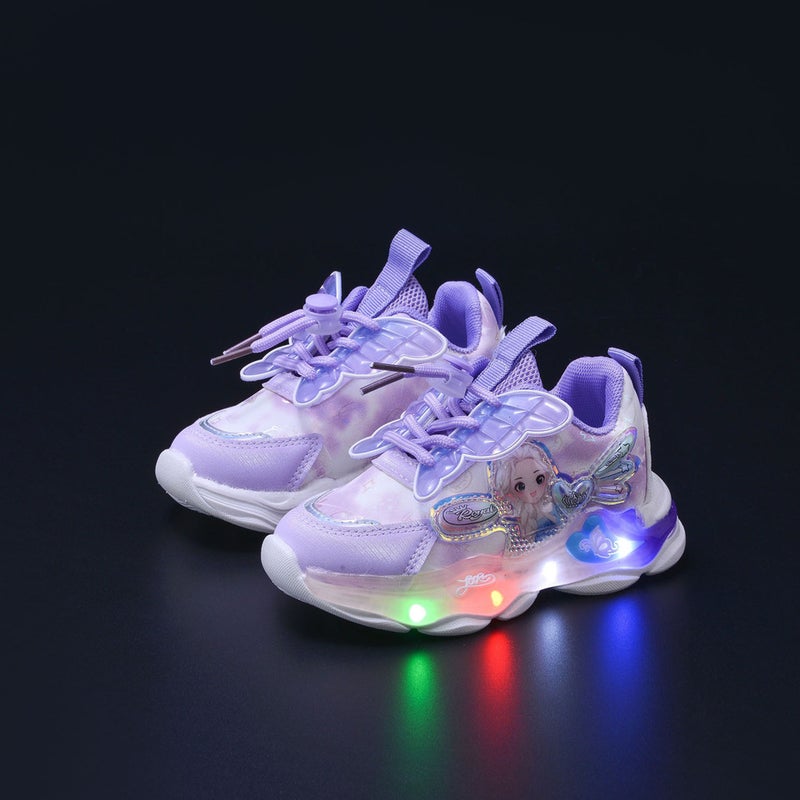 Mesh Sneakers Lightweight Flexible Sole Walking Shoes For Kids Indoor And Outdoor Activities - Image 1