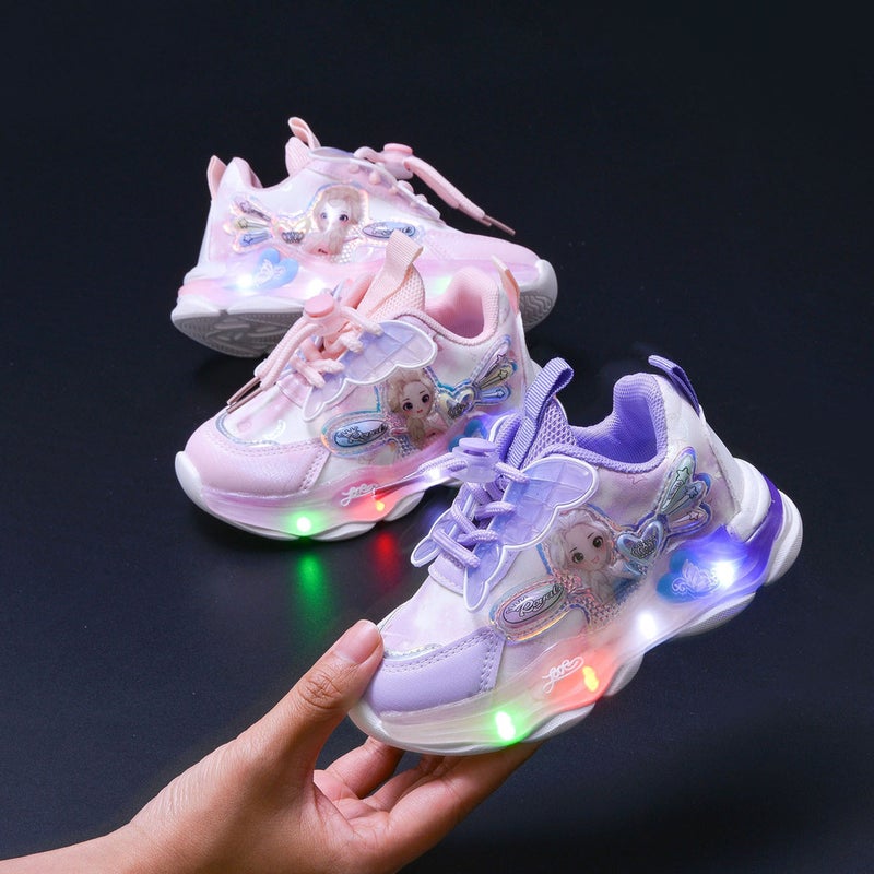 Mesh Sneakers Lightweight Flexible Sole Walking Shoes For Kids Indoor And Outdoor Activities - Image 2