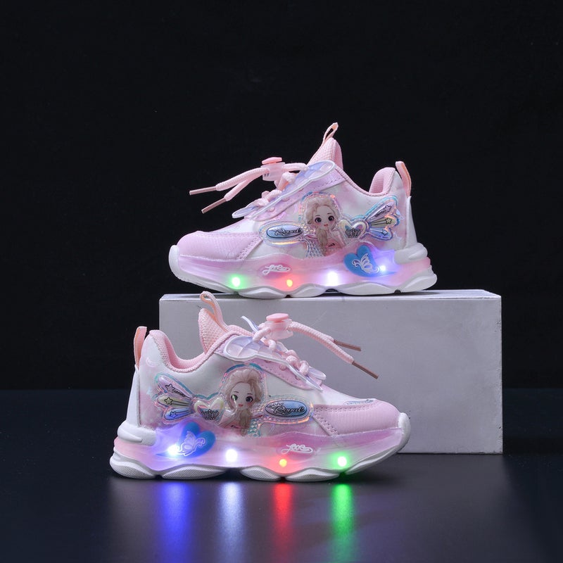Mesh Sneakers Lightweight Flexible Sole Walking Shoes For Kids Indoor And Outdoor Activities - Image 4