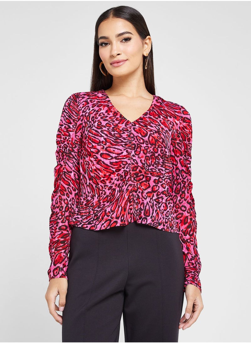 WHISTLES - Leopard Print Top - Image 1