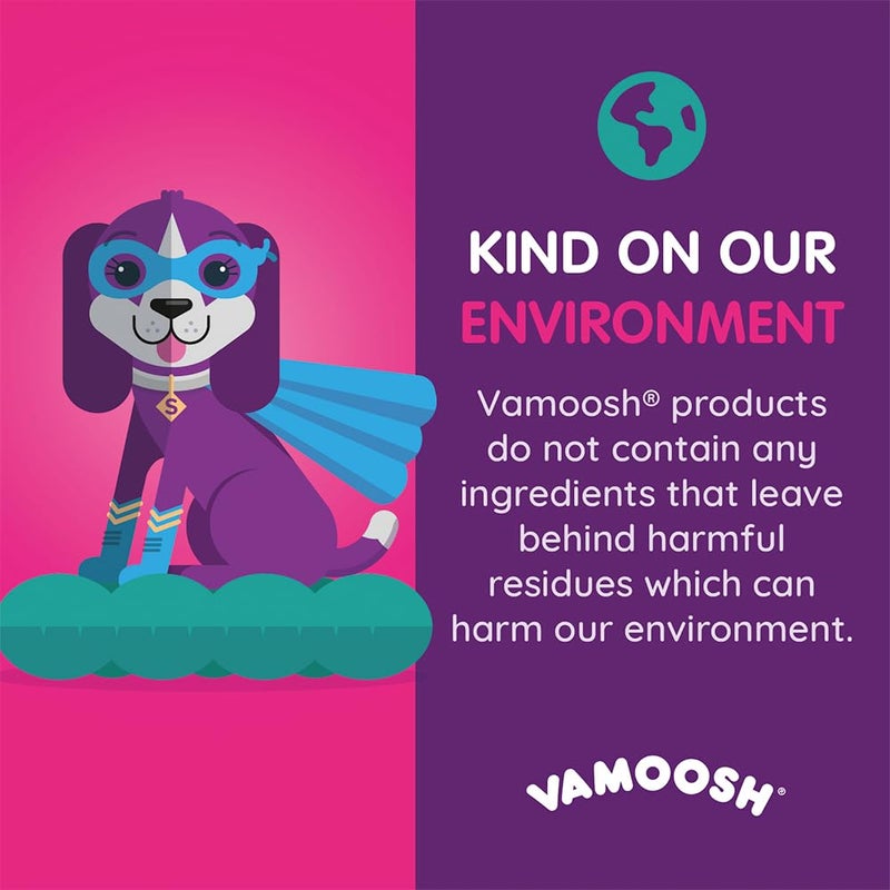 Vamoosh 6-in-1 Washing Machine Cleaner | Patented Pet Hair Dissolving Technology | Made in the UK | No Harmful Chemicals | Removes Limescale | Descales | Lemon Fresh Scent | 150g (Pack of 2) - Image 3
