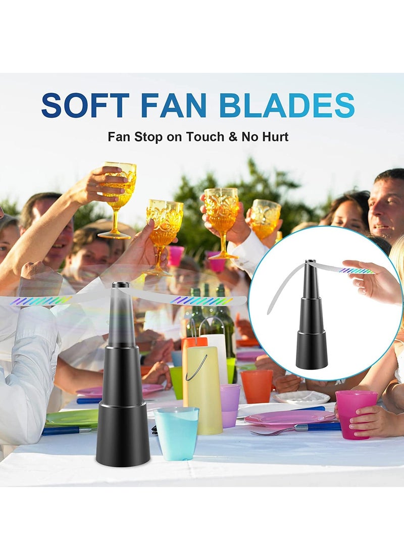 Generic Height Adjustable Picnic Table Fans - 2 Pack Portable Electric Fans for Home, Restaurant, Party & Outdoor Use to Keep Food Clean and Fresh. Perfect for Picnics and Gatherings!  - Image 2