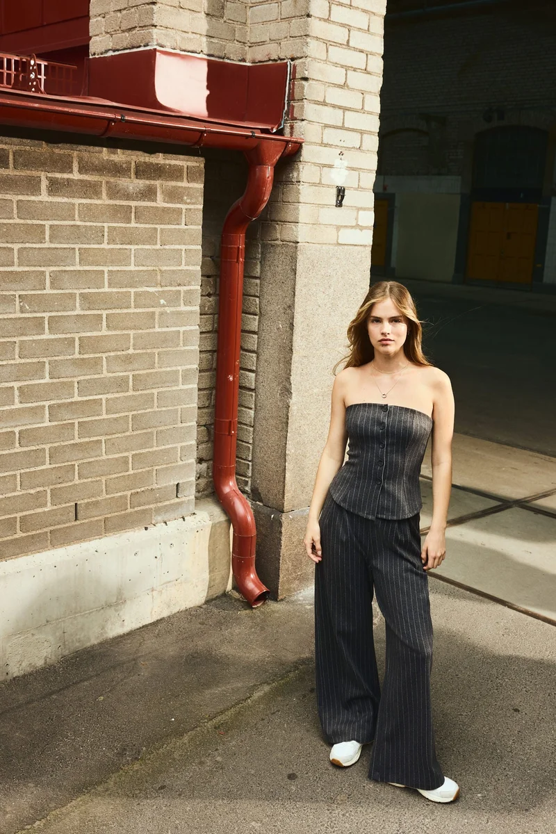 H&M Tailored jersey trousers