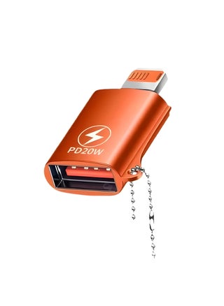 Portable Lightning to USB 3.0 Adapter, for Apple iPhone to USB 3.0 Female Connector OTG Compatible for all iPhone 11 pro max/13 mini/iPad/USB Flash Drive/hard drive/USB Reader/Camera (RED) - pzsku/Z1C292C2B945AFFAA130DZ/45/_/1729960847/bc8d5834-5556-45a3-8506-aee6c76a7b6c