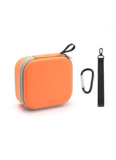 Generic For DJI NEO Single Portable Storage Bag Dual Electric Storage Box Portable PU Packaging Box UAV Accessories-Color:Orange Red-Size:18*16*7.5cm  - Image 1