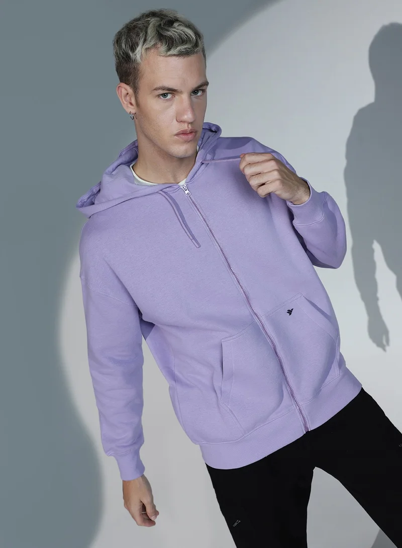 Hubberholme Purple Sweatshirt For Men