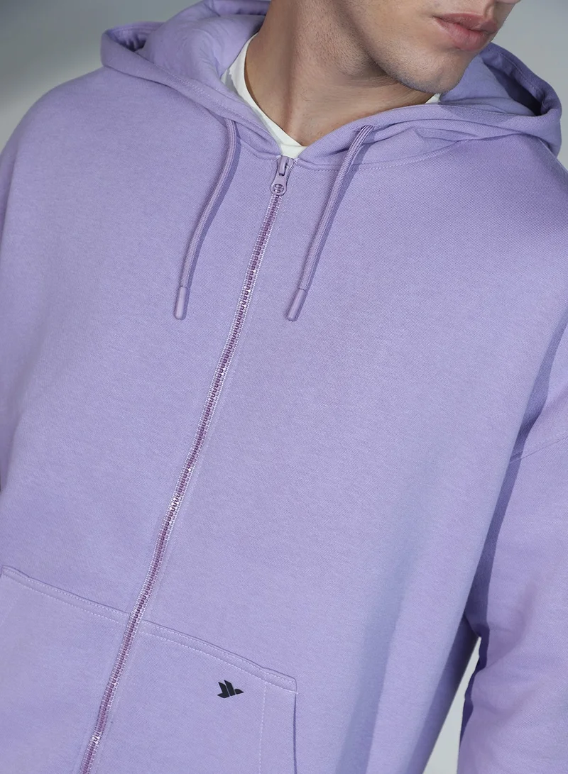 Hubberholme Purple Sweatshirt For Men
