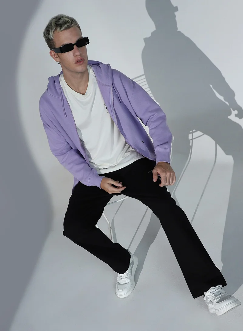 Hubberholme Purple Sweatshirt For Men