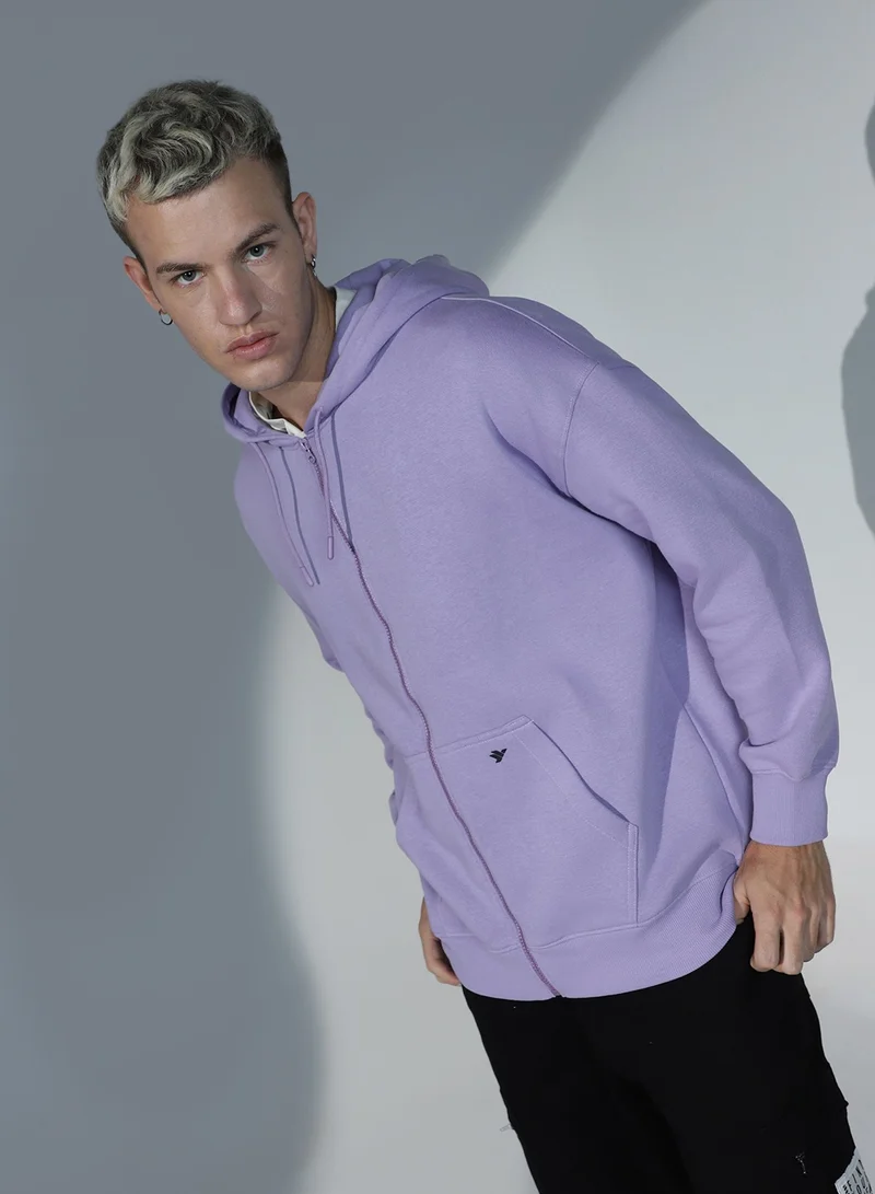 Hubberholme Purple Sweatshirt For Men