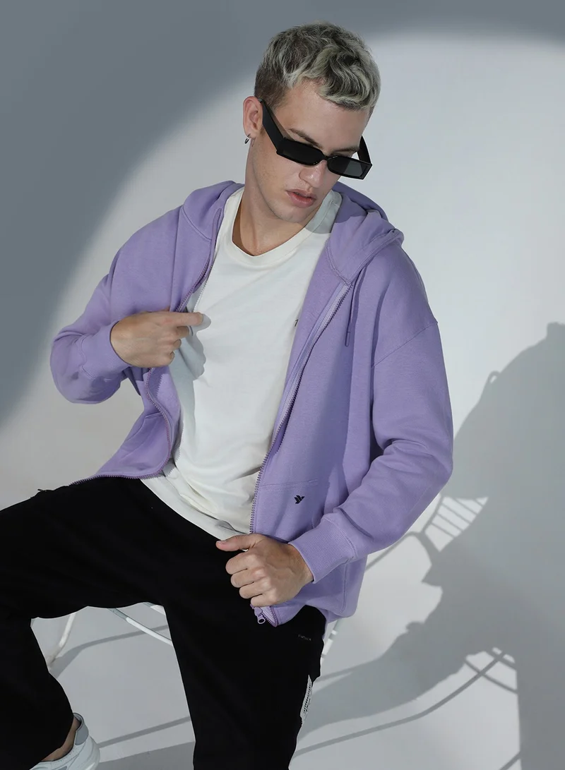 Hubberholme Purple Sweatshirt For Men