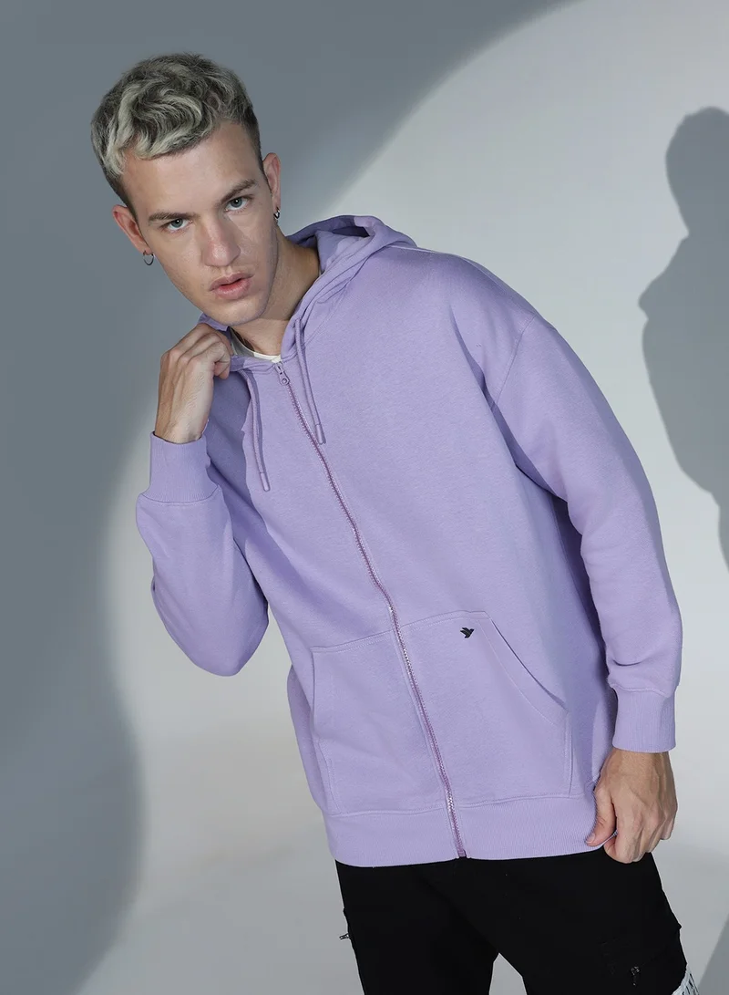 Hubberholme Purple Sweatshirt For Men