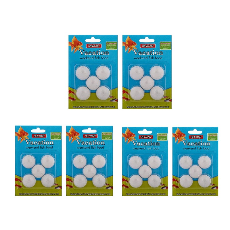 TAIYO Weekend Fish Food for All Tropical Fish, (Pack of 6) - Image 1