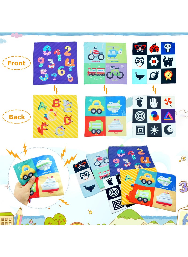 ألعاب أطفال ليناموس من عمر 0 ​​إلى 24 شهرًا، لعبة علبة مناديل مونتيسوري للأطفال من عمر سنة إلى سنتين، محشوة ناعمة، ألعاب حسية مجعدة عالية التباين، هدايا تعليمية مبكرة للأولاد والبنات وحديثي الولادة - Image 4