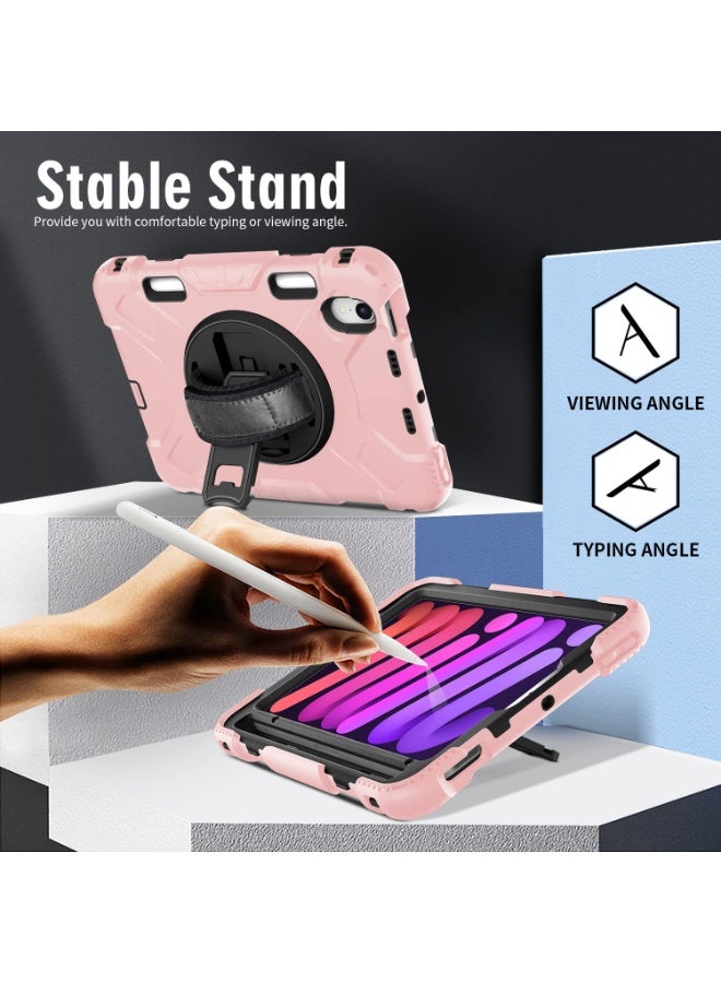 iPad Mini 7th Gen 2024 Case (7th Generation, 8.3 Inch), Heavy Duty Shockproof 3-Layer Structure Case with 【Built in Stand】, Protective Cover for iPad Mini 7 - Image 5