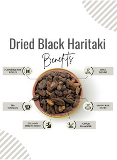 Awafi Mill AWAFI MILL Haritaki - Natural Dried Whole Black Haritaki  - Image 3