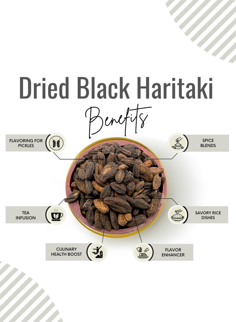 Awafi Mill AWAFI MILL Haritaki - Natural Dried Whole Black Haritaki  - Image 3