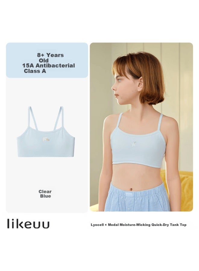 Like Uu Sweat-wicking Modal Girls' Underwear Development Stage 1 Elementary School Children's Camisole Bra - Image 5
