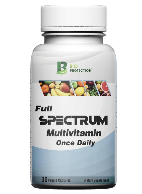 Full Spectrum Multivitamin Daily Essential Vitamins And Minerals 30 Veggie Capsules