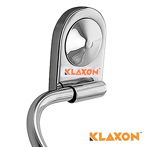 Klaxon Armano Stainless Steel Towel Ring (Silver, Chrome Finish) - Image 2