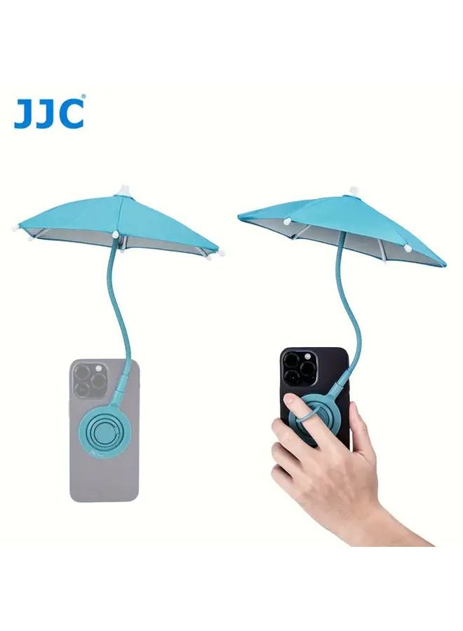 Magnetic Phone Sunshade Umbrella Compatible With iPhone 16 15 14 13 12 Pro Max Yellow - Image 2