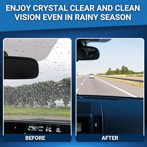 Groommm Windshield Washer Fluid For Car 250ML- (20ML in 1L Water) | Highly Concentrated Car Glass Cleaner Liquid For Streak & Stain-Free Windshield | Car Wiper Liquid For Crystal Clear Windshield - Image 4