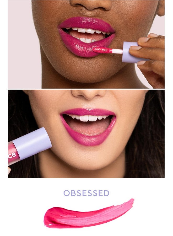 florence by mills Be A Vip Velvet Liquid Lipstick, Obsessed (Deep Fuchsia), 0.13 Oz/ 3.8G - Image 3