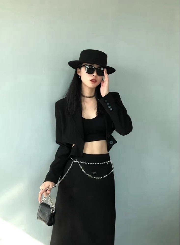 Women's Fashion Chain Belt Accessories Dress Coat Sweater - Image 4