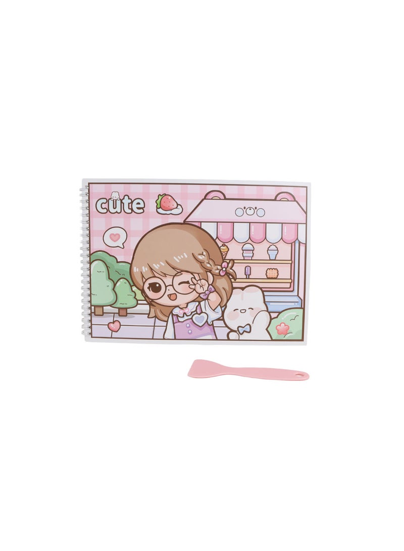 Midi A4 Small Taro Ball Dessert Series Notebook - Image 4