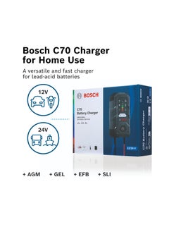 BOSCH 12V/24V C70-B Lead Acid Battery Charger for Cars and Trucks - pzsku/Z1C29C8C6508AF4F1A438Z/45/_/1740919339/28a3211f-6a02-4d1e-a65c-d451f588da84