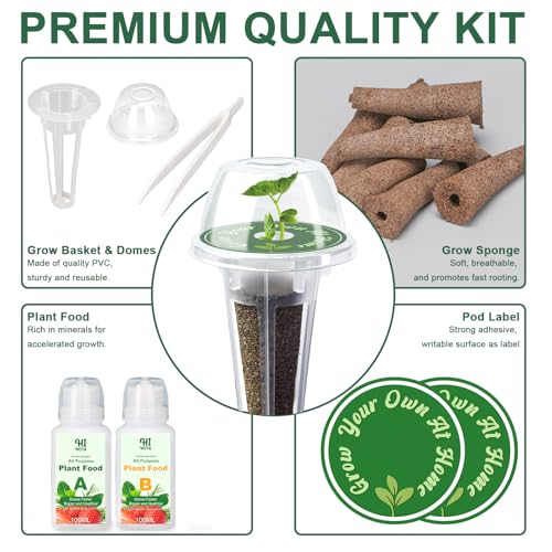HiHOYA Lavender Seed Pod Kit, 8 Pod Kit (Include Seed Lavender/Chamomile/Holy Basil/Borage/Calendula/Mint) Fresh Tea Seed Pod Kit Compatible with Hydroponics - Image 5
