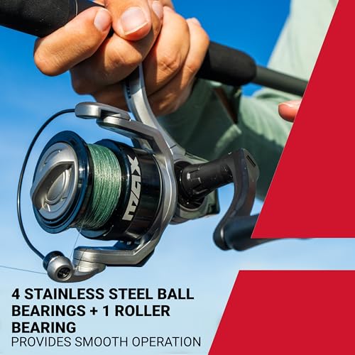 Abu Garcia Max X Size 2000 Spinning Fishing Reel HighPerformance Freshwater Reel ASymmetric Carbon Frame and Rotor Durable Lightweight Construction Max Drag of 65lb 3kg - Image 3