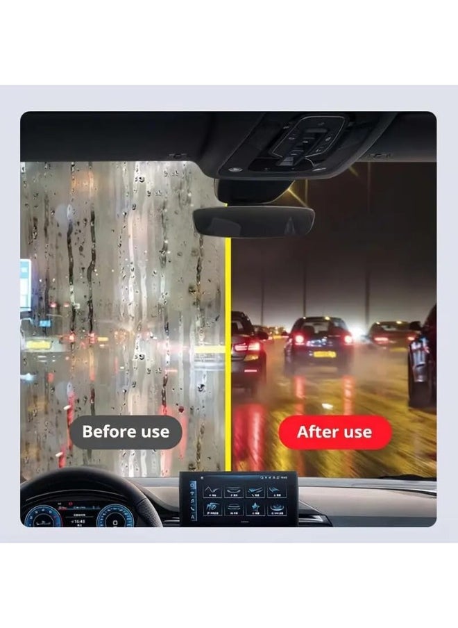 Generic Automotive Oil Film Cleaning Brush with Reusable Foam Sprayer, Upgraded Anti Fog Glass Cleaning Board, Glass Oil Film Remover for Car Windows & Windshields, Versatile Car Glass Cleaner Brush  - Image 4