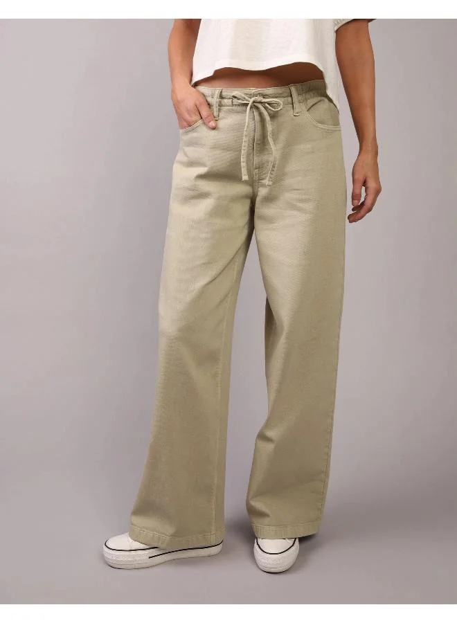 American Eagle AE Dreamy Drape Stretch Low-Rise Ultra Wide-Leg Pant