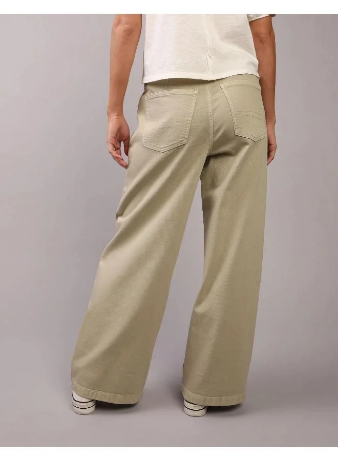 American Eagle AE Dreamy Drape Stretch Low-Rise Ultra Wide-Leg Pant
