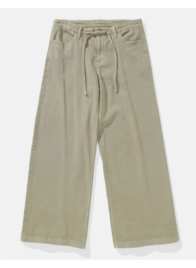 American Eagle AE Dreamy Drape Stretch Low-Rise Ultra Wide-Leg Pant