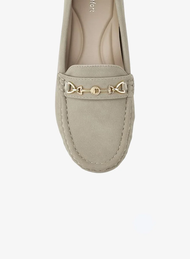Le Confort BEIGE Women's Slip-On Loafers for Women | Best Price UAE