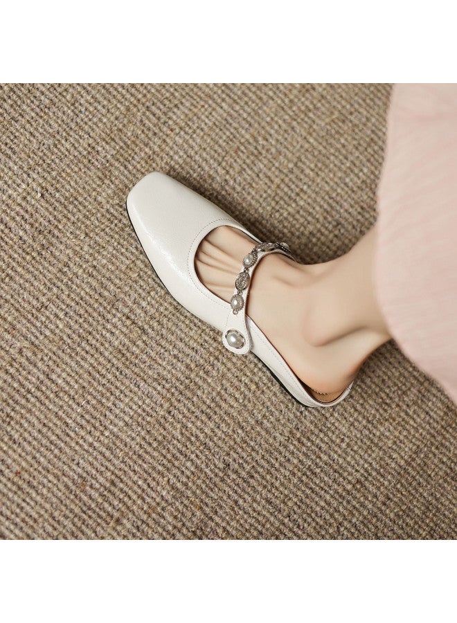 AME Exquisite Semi-slippers 2025 New Brogue Single-strap Mule Shoes Versatile Wedge Heel Slippers For Outdoor Wear - Image 4