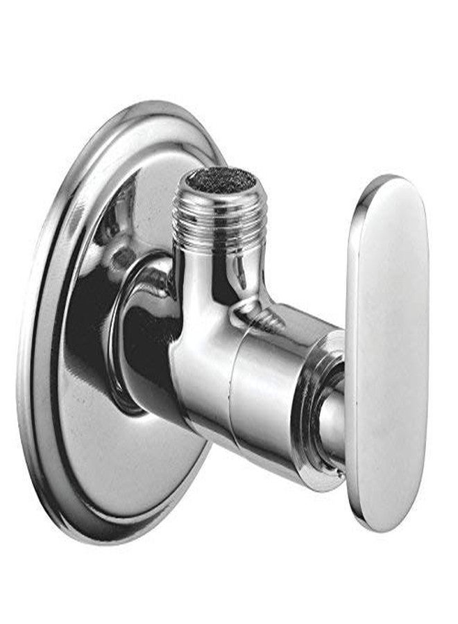10X Angle Valve AC-6723 Brass 15MM Chrome Plated Quater turn Catridge - Image 1