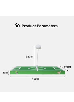 hilimse Football Field Design Cat Scratching Board Cardboard Cat Scratch Pad with Scratch Textures Design Durable Cat Scratching Pad  - Image 5