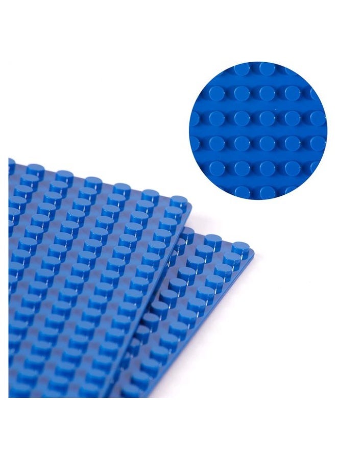2-Pack Building Base Plates – 25 X 25 cm Each – High Quality ABS Plastic – Double-Sided Play Surface – Fully Compatible with LEGO®, Sluban®, and Other Brick Brands – Flat, Durable, Easy to Connect – Ideal for Creative Construction - Image 1