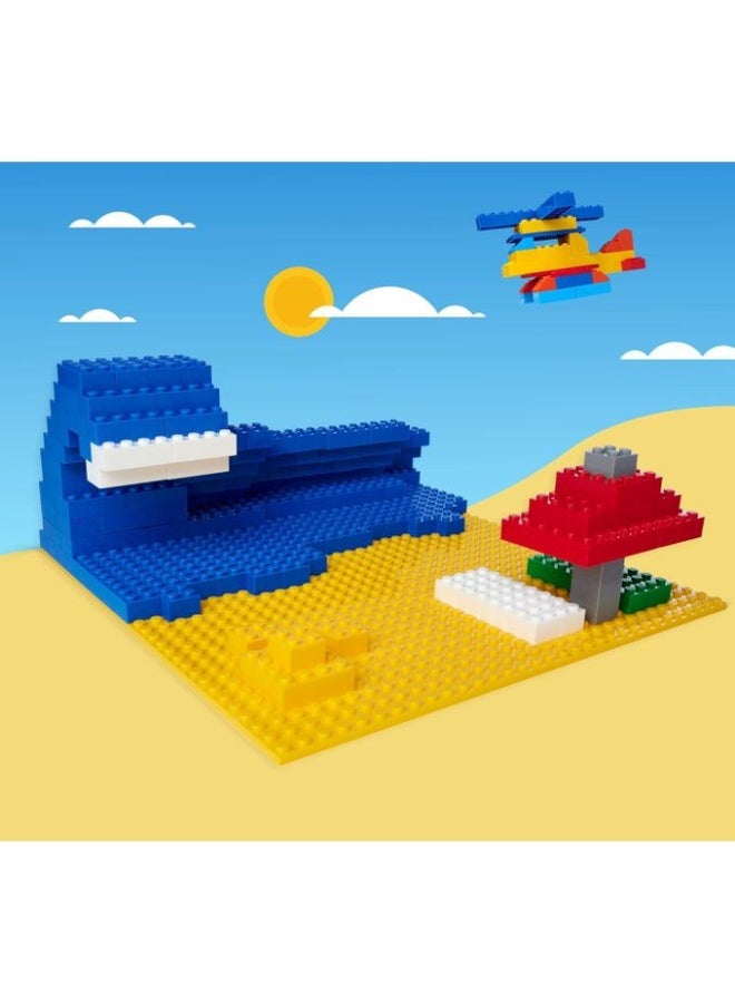 2-Pack Building Base Plates – 25 X 25 cm Each – High Quality ABS Plastic – Double-Sided Play Surface – Fully Compatible with LEGO®, Sluban®, and Other Brick Brands – Flat, Durable, Easy to Connect – Ideal for Creative Construction - Image 2