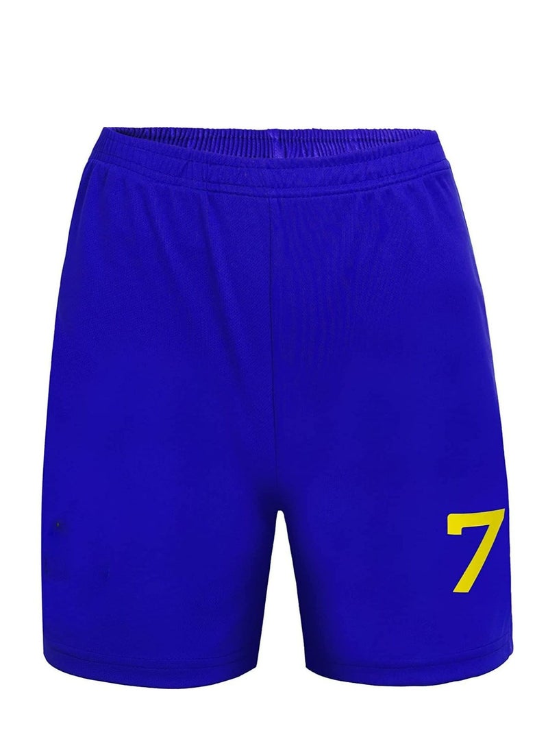 Y&D Ronaldo No #7 Nassr Riyadh Al Home Football Soccer Jersey/Shorts Socks Gift Set Youth Sizes  - Image 2