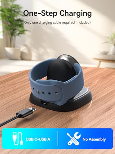 LVFAN Charger Stand Dock for Pixel Watch 3/2 & Fitbit Versa 4/3, Sense 2 - Replacement Accessories with Cable - Image 4