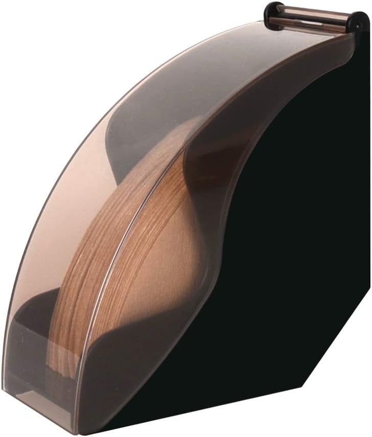 CAFEMASY Coffee Filter Holder Storage Coffee Filter Paper Dispenser Rack with Dustproof Cover for V60 and Cone Coffee Filters - Image 1