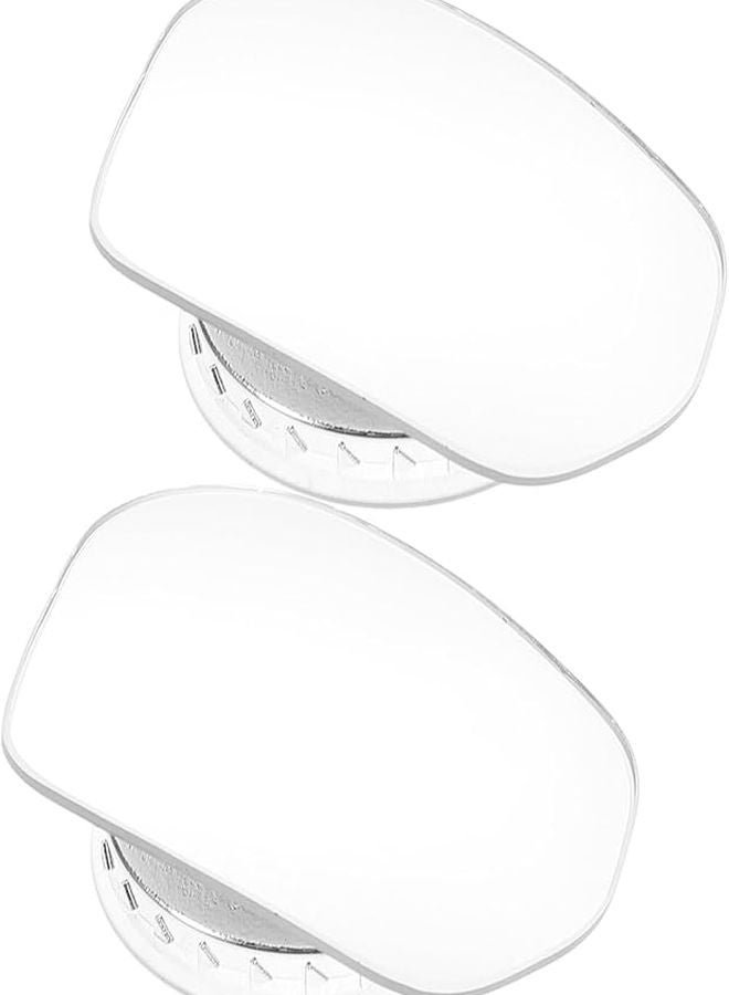 Frameless Convex Blind Spot Mirrors 2Pcs with Suction Cup for Car SUV Truck - Image 1