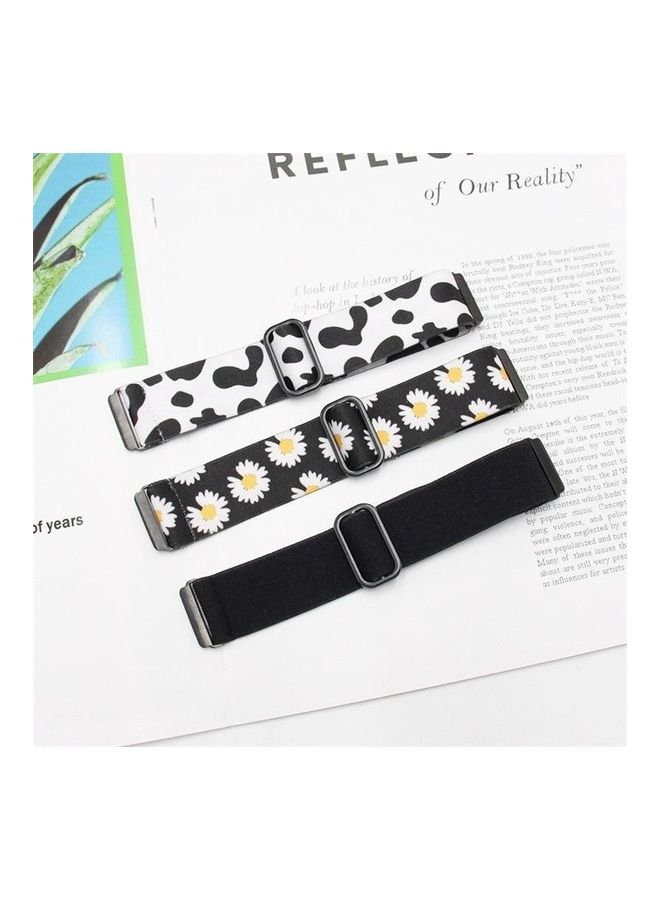 NIBEMINENT Braided Jacquard Adjustable Nylon Strap For Fitbit Versa Watch Multicolour - Image 5