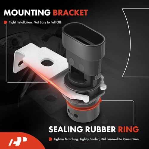 A-Premium Engine Crankshaft Position Sensor Compatible with Chevrolet GMC & Cadillac - Suburban Silverado Express C1500 K1500 K2500 K3500 Tahoe G30 Sierra- Replace# 12596851, 10456042 - Image 3