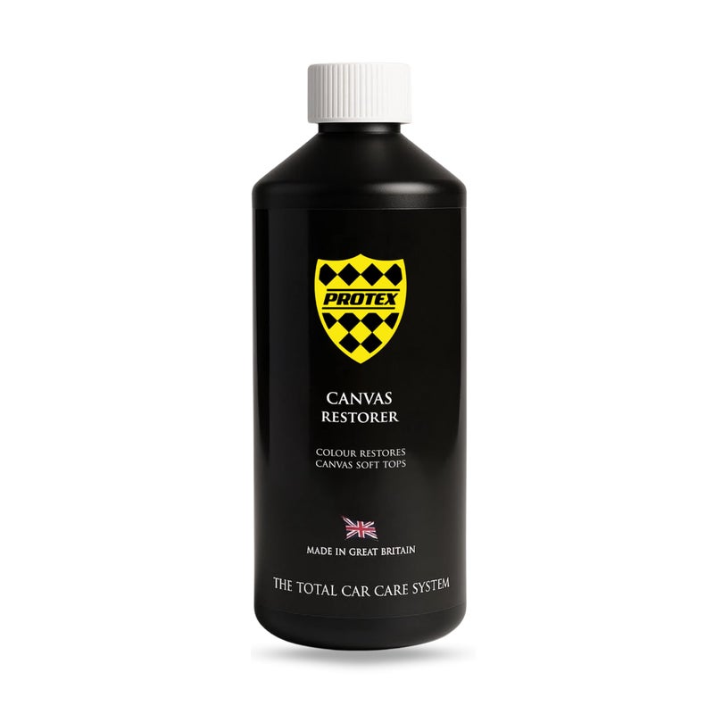 PROTEX World Convertible Soft Top Canvas Restorer Black 1ltr. - Colour Restores Like New - Image 1